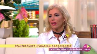 Hevesi Kriszta szerint az egyedüllét hosszútávon nem egészséges  tv2hufem3cafe [upl. by Bodrogi163]