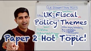 UK Fiscal Policy Themes  HOT TOPIC for Paper 2 Must Watch 🔥 [upl. by Specht982]