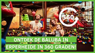 360° video BALUBA indoor speelparadijs in Erperheide  Center Parcs [upl. by Inuat]