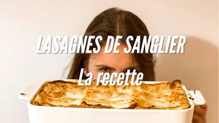 RECETTE  Lasagnes de sanglier [upl. by Nave]