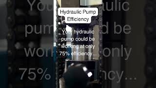 Hydraulic Pump Efficiency shorts viralvideo youtubeshorts [upl. by Avery]