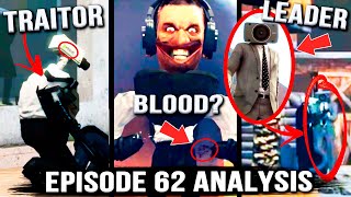 SKIBIDI TOILETS GOT MAD Episode 62 Skibidi Toilet All Secrets amp Easter Eggs 162 Analysis amp Theory [upl. by Atiuqat]