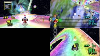 Mario Kart Wii  4 Player  Dolphin emu [upl. by Navap]