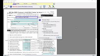 Church Windows Payroll 941 Filing Instructions v25 amp Newer [upl. by Yemrej483]