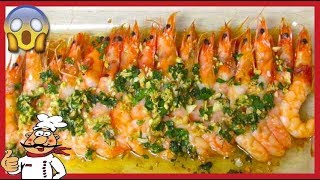 🦐🦐 LANGOSTINOS AL HORNO CON AJO Y PEREJIL  RECETAS DE COCINA [upl. by Zeni13]