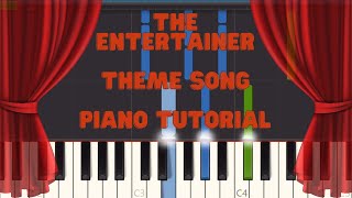 The Entertainer  Piano Tutorial  With Sheet Music [upl. by Lezti377]