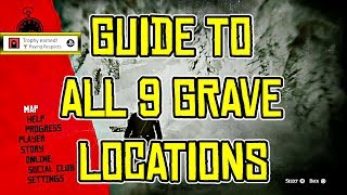 Red Dead Redemption 2 All Grave Locations Paying Respects Trophy  Achievement RDR2 [upl. by Decker]