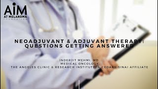 NeoAdjuvant amp Adjuvant Therapy Questions Getting Answered [upl. by Melodie955]