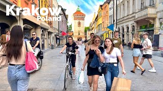 Krakow Poland 🇵🇱  Summer 🌞 Walking Tour 4KHDR ▶177 min [upl. by Baseler593]