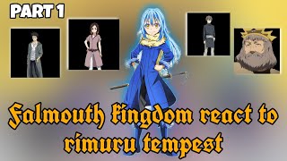 Falmouth kingdom react to rimuru tempest Gacha reaction  part 1 [upl. by Assilym555]