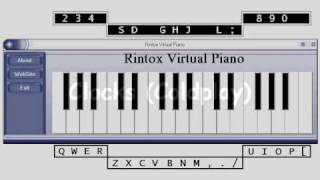 Coldplay  Clocks  Virtual Piano [upl. by Caralie]