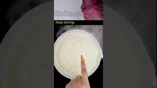 Homemade evaporated milk recipe shorts සීනි නැතිව හදන ටින් කිරි  BY KITCHEN ART [upl. by Ihsir948]