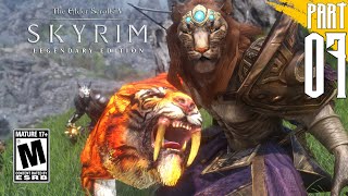 【SKYRIM 200 MODS】Khajiit Gameplay Walkthrough Part 7 PC  HD [upl. by Gael]