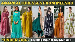 AFFORDABLE ANARKALI FROM MEESHO 😯UNDER 700 anarkali meeshoanarkali anarkalidress gown [upl. by Ednil]