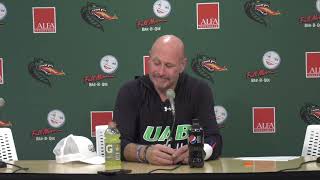 10723  UAB Football PostGame Press Conference [upl. by Pierpont604]