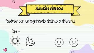 Comunicación y Lenguaje  4º Primaria  Sesión 5  Sinónimos y antónimos [upl. by Aisad]