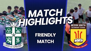 HIGHLIGHTS  Friendly  St Joseph Institution SJI Div C vs Bedok South Secondary School  08Apr24 [upl. by Christmas]