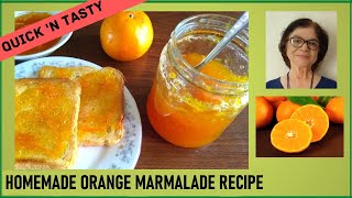 Homemade Orange Marmalade Recipe  Easy Homemade Orange Marmalade  Orange Marmalade Recipe [upl. by Anigal]