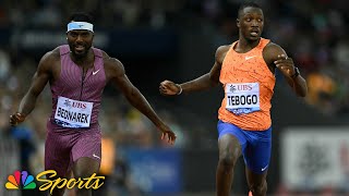 Tebogo vs Kenny Bednarek duel in final steps decides starstudded Zurich 200m showdown  NBC Sports [upl. by Giorgi]