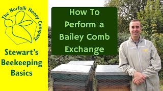 How to Perform a Bailey Comb Exchange  Beekeeping Basics  The Norfolk Honey Co [upl. by Jelle465]