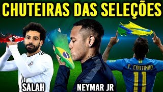 CHUTEIRAS CUSTOMIZADAS SELEÇÕES DA COPA DO MUNDO  NEYMAR JR SALAH COUTINHO [upl. by Ambler]