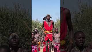 Jumping With the Maasai Tribe in Kenya travel [upl. by Fawcette]