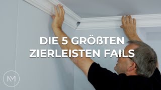 Die 5 größten Zierleisten Fails [upl. by Wesa]