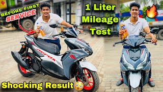 2022 Yamaha Aerox 155 Mileage Test in city  Before First Service 😱  SHOCKING RESULT 😭 [upl. by Anselme]