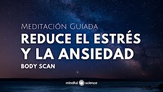 🎧Meditación Guiada REDUCE EL ESTRÉS y la ansiedad prestando atención a tu cuerpo y a los sonidos💫 [upl. by Htenaj]