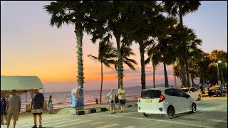 Jomtien Beach football night market Thailand [upl. by Winonah]