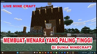 Membuat Menara Tertinggi di DUNIA MINECRAFT SALJU [upl. by Gillmore971]