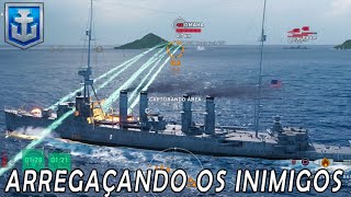 WORLD OF WARSHIP LEGENDS ARREGAÇANDO OS INIMIGOS COM O OMAHA [upl. by Herman746]