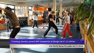 Trening Soczka przed MŚ Juniorów w w Rosji 14 27 11 2016r [upl. by Enyehc]