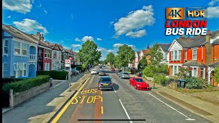 LONDON Bus Ride 🇬🇧  Route 102  North Londons 12mile route 19 km from Brent Cross to Edmonton 🚌 [upl. by Marasco]