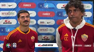 🎤Zelka  Roma  L’intervista a Mister Cancellieri e Corrias Roma [upl. by Ynaffi]