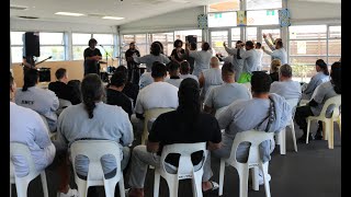 Polynesian metal band Shepherds Reign performs at Spring Hill Prison [upl. by Lombardy]