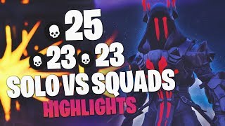 FiveSkill  SOLO VS SQUADS HIGHLIGHTS Fortnite Battle Royale [upl. by Bibi]