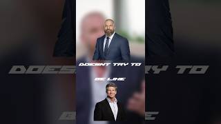 Triple H Doesn’t Try To Be Like Vince McMahon [upl. by Corneille469]