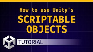 How to use Unitys Scriptable Objects UnityC 🇬🇧 tutorial [upl. by Ynffit176]