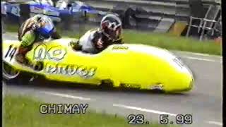 Chimay sidecar moderne 1999 race 1 [upl. by Danella]