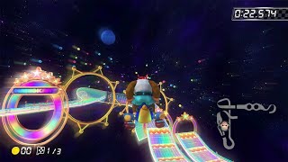 WII RAINBOW ROAD ULTRA SHORTCUT GLITCH IN MARIO KART 8 DELUXE WAVE 6 BCP DLC [upl. by Liatnahs]