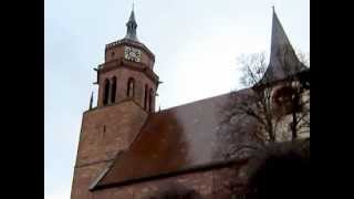 Weil der Stadt BB Vollgeläute der kathKirche StPeter und Paul [upl. by Ahsitul]