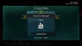 Sea Of Thieves I finally get a Galleon [upl. by Jedd]