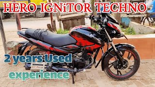 HERO IGNITOR TECHNO 125  ২ বছর পর বাইক এর পারফরমেন্স কেমন  AFTER 2 YEARS USED EXPERIANCE [upl. by Drolyag]