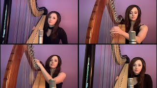 Attaboy  The Goat Rodeo Sessions Harp cover by Seána Davey [upl. by Heppman]