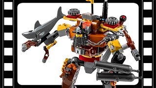 Animated LEGO Movie MetalBeards Duel 70807 Flash Speed Build  BrickQueen [upl. by Nyladnarb915]