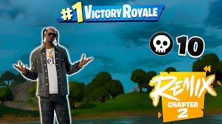 My First HIGH KILL Win In Fortnite Chapter 2 Remix [upl. by Amzu]