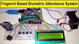 Fingerprint Based Biometric Attendance System using Arduino [upl. by Ezarras]