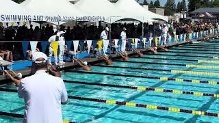 CIF State Finals Boys 200y Medley Relay American Lane 8 5112024 [upl. by Anirol]