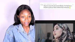 Special Request Unchained Melody  The Righteous Brothers Cover By Vanny Vabiola reaction [upl. by Accebor]